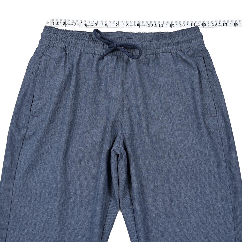 Huk Pants Womens Medium Blue Journey Roll Up Woven Performance Fishing Quick Dry - Picture 2 of 10